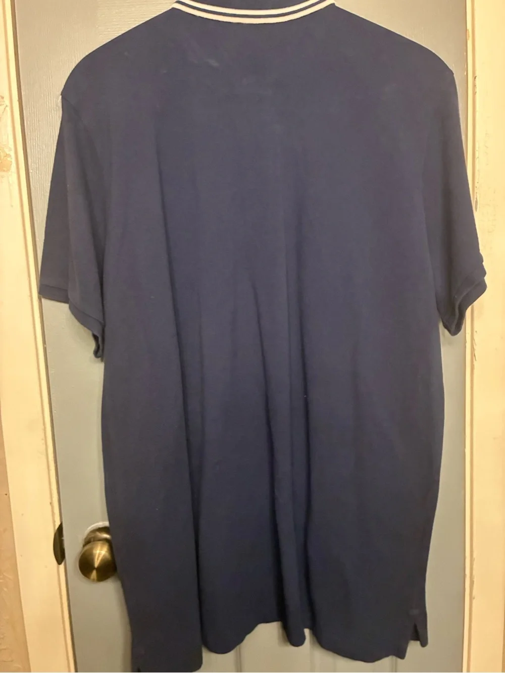 Ralph Lauren Navy Polo with Embroidered Bear